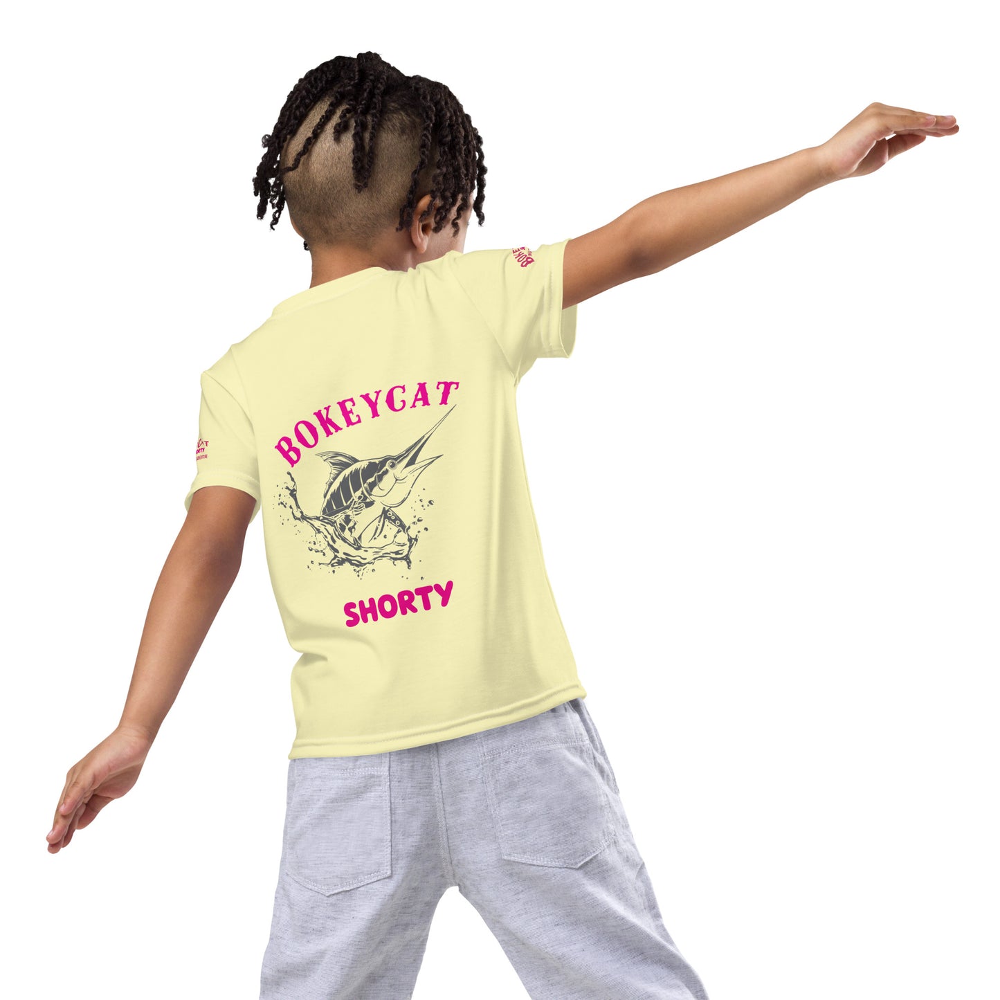 BokeyCat Kids crew neck t-shirt