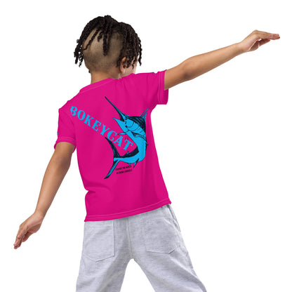 BokeyCat kids crew neck t-shirt