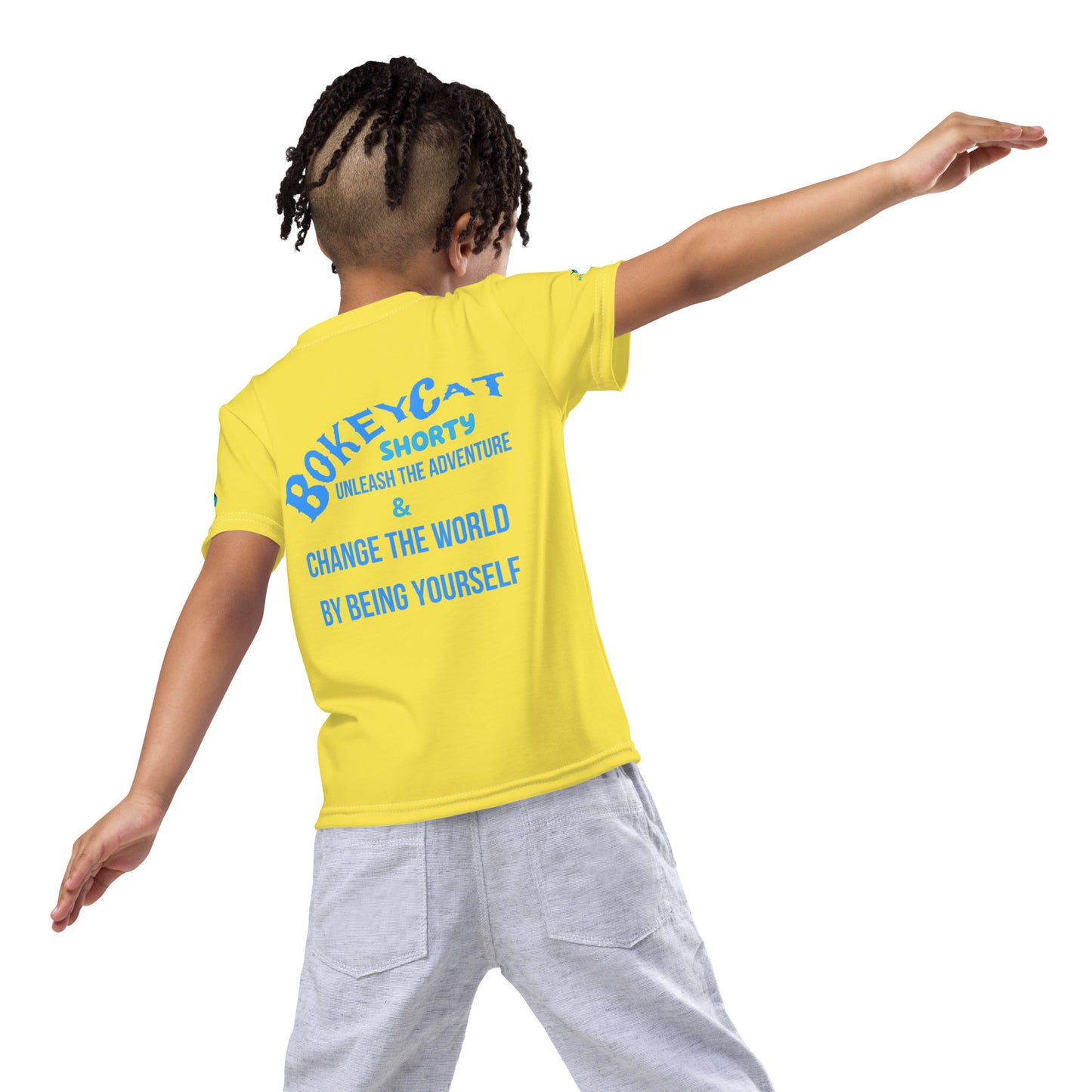 BokeyCat kids crew neck t-shirt