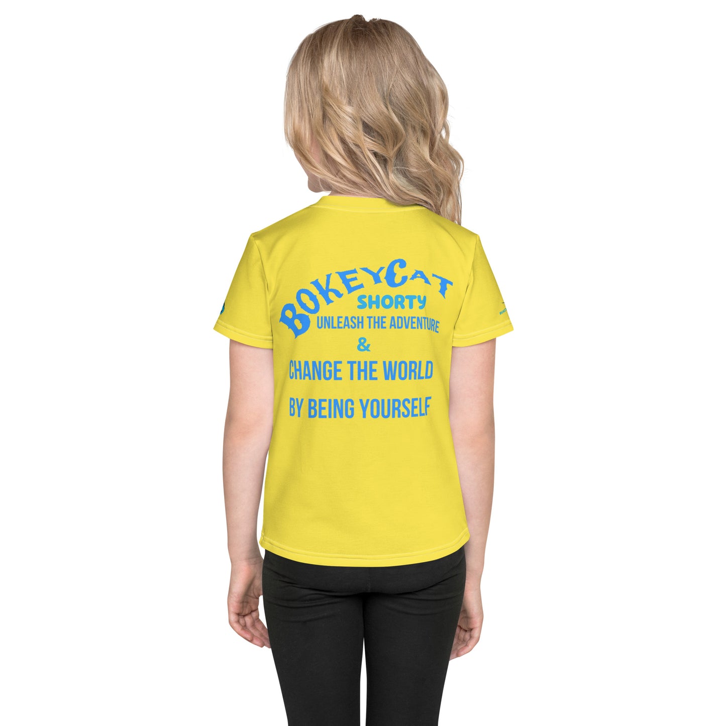 BokeyCat kids crew neck t-shirt