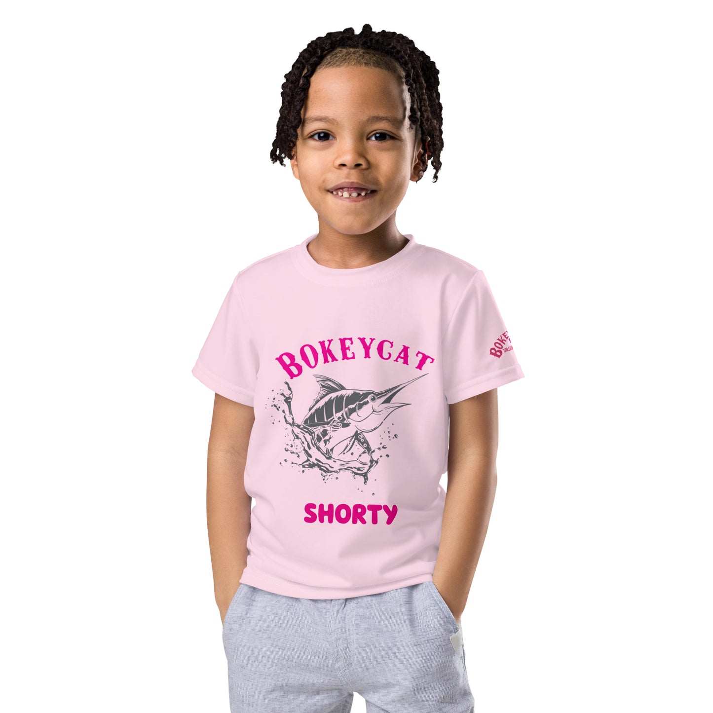 BokeyCat Kids crew neck t-shirt     (Shorty)