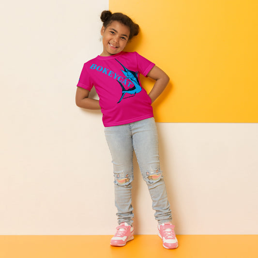 BokeyCat kids crew neck t-shirt