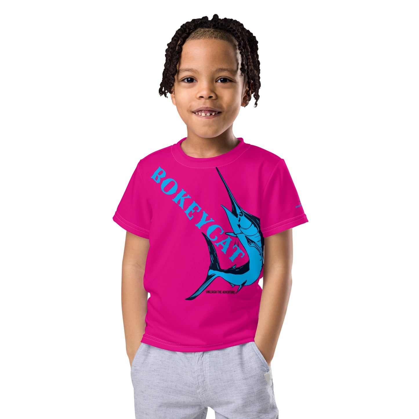 BokeyCat kids crew neck t-shirt