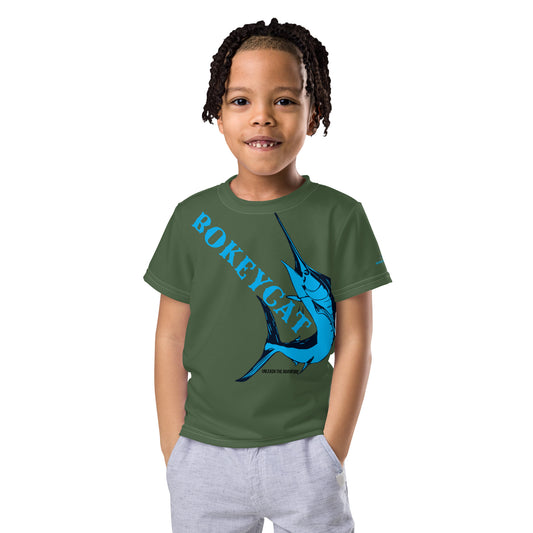 BokeyCat  kids crew neck t-shirt