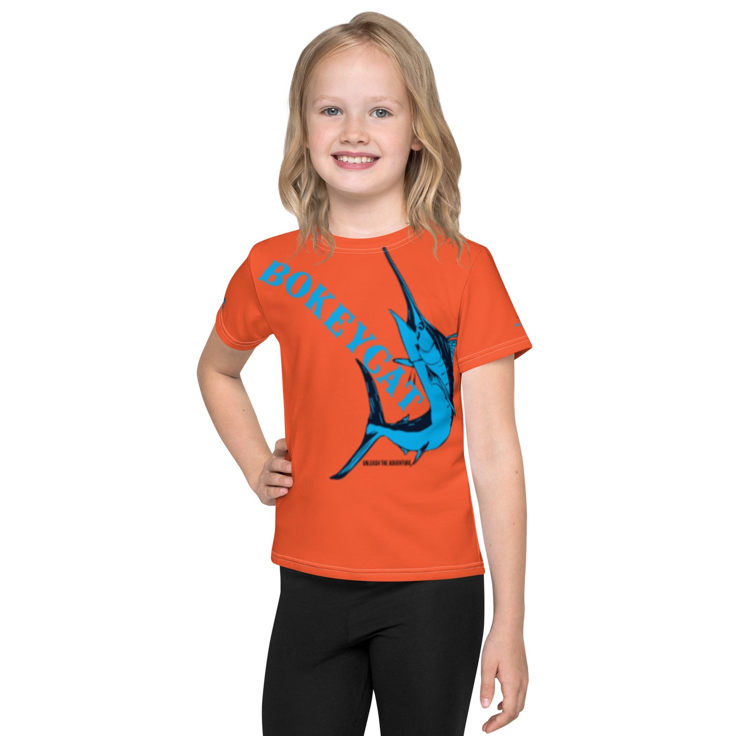 BokeyCat kids crew neck t-shirt