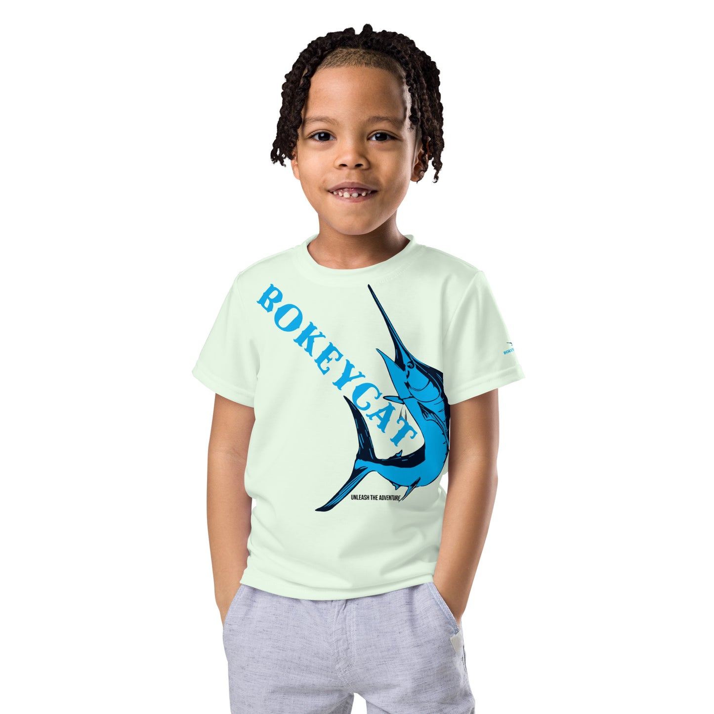 BokeyCat  kids crew neck t-shirt