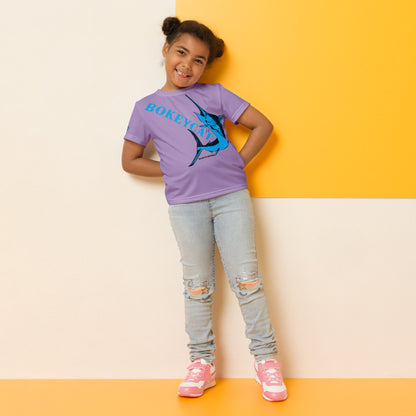 BokeyCat kids crew neck t-shirt