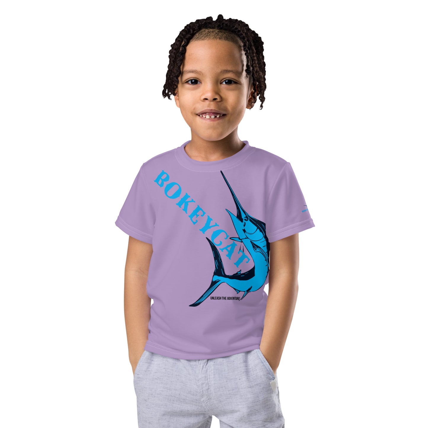 BokeyCat kids crew neck t-shirt