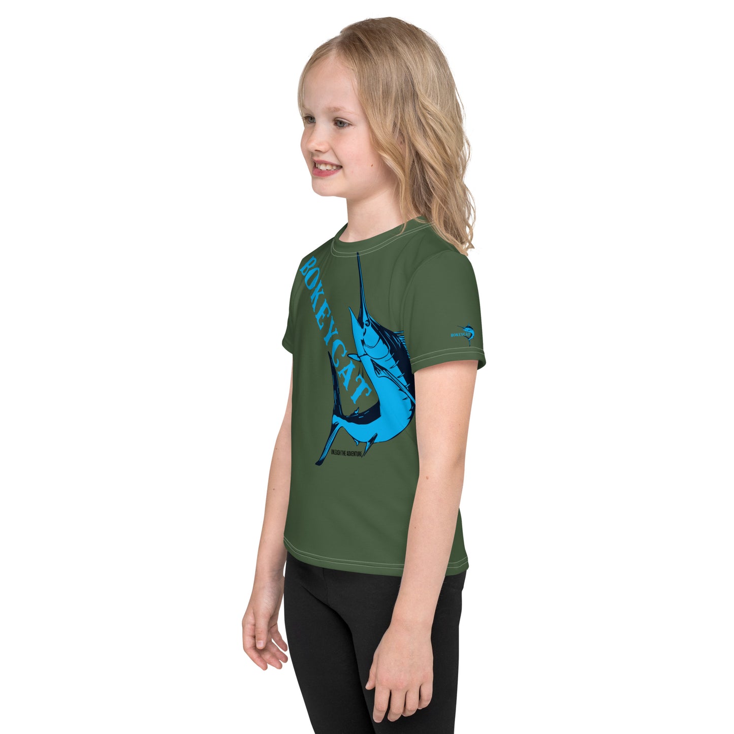 BokeyCat  kids crew neck t-shirt