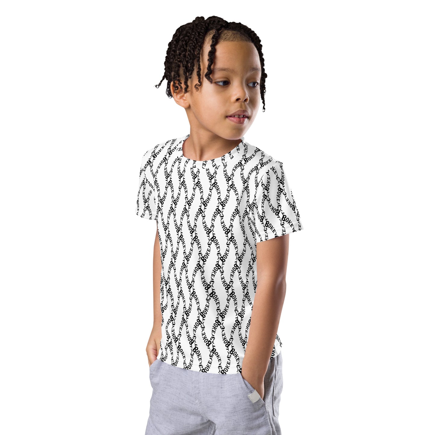 BokeyCat Kids crew neck t-shirt