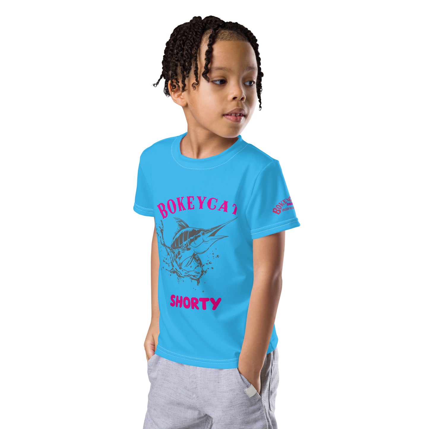 BokeyCat Kids crew neck t-shirt