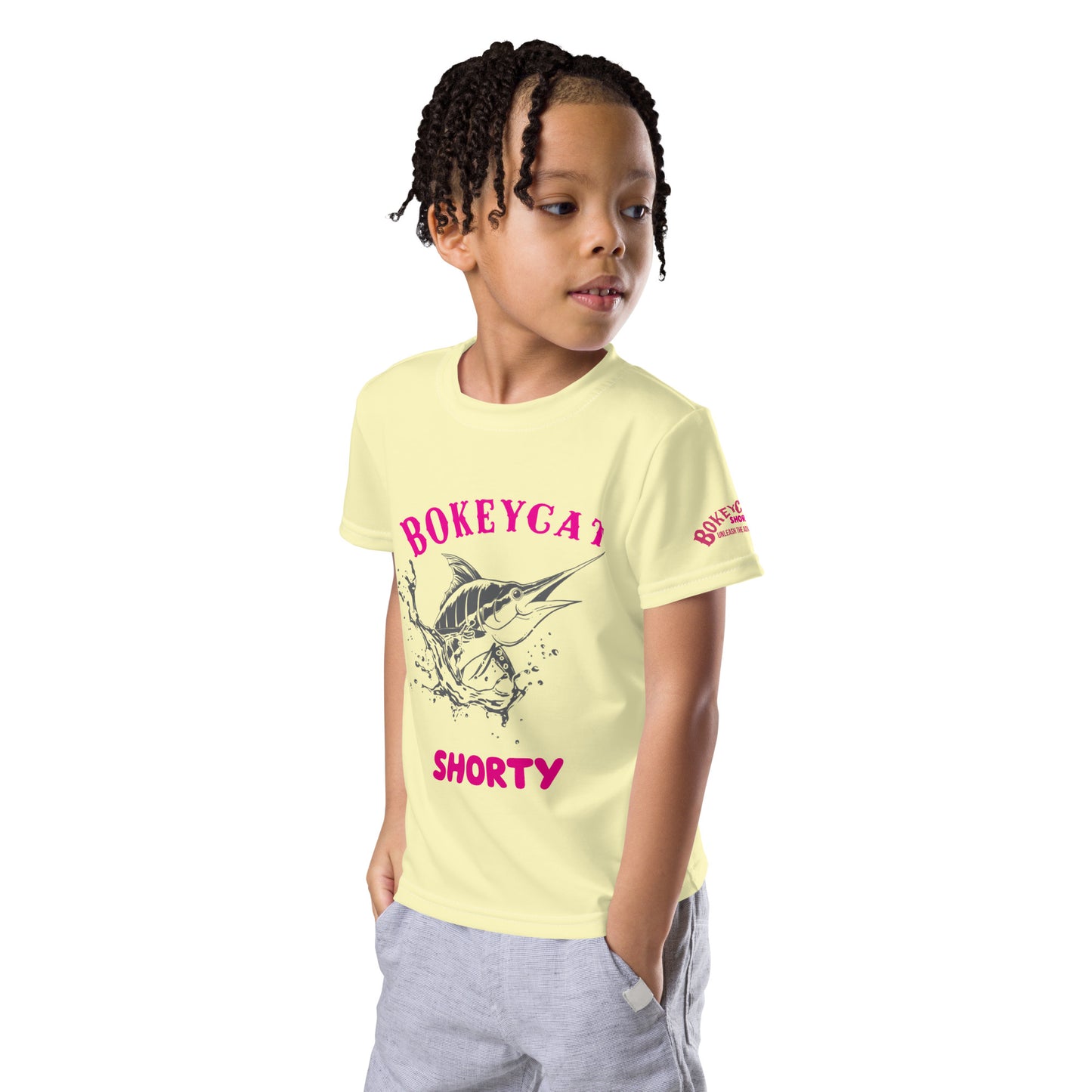 BokeyCat Kids crew neck t-shirt