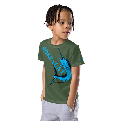 BokeyCat  kids crew neck t-shirt