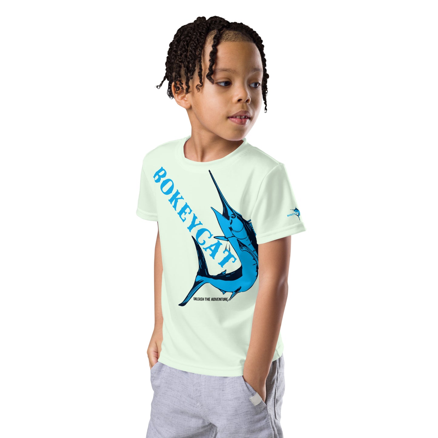 BokeyCat  kids crew neck t-shirt