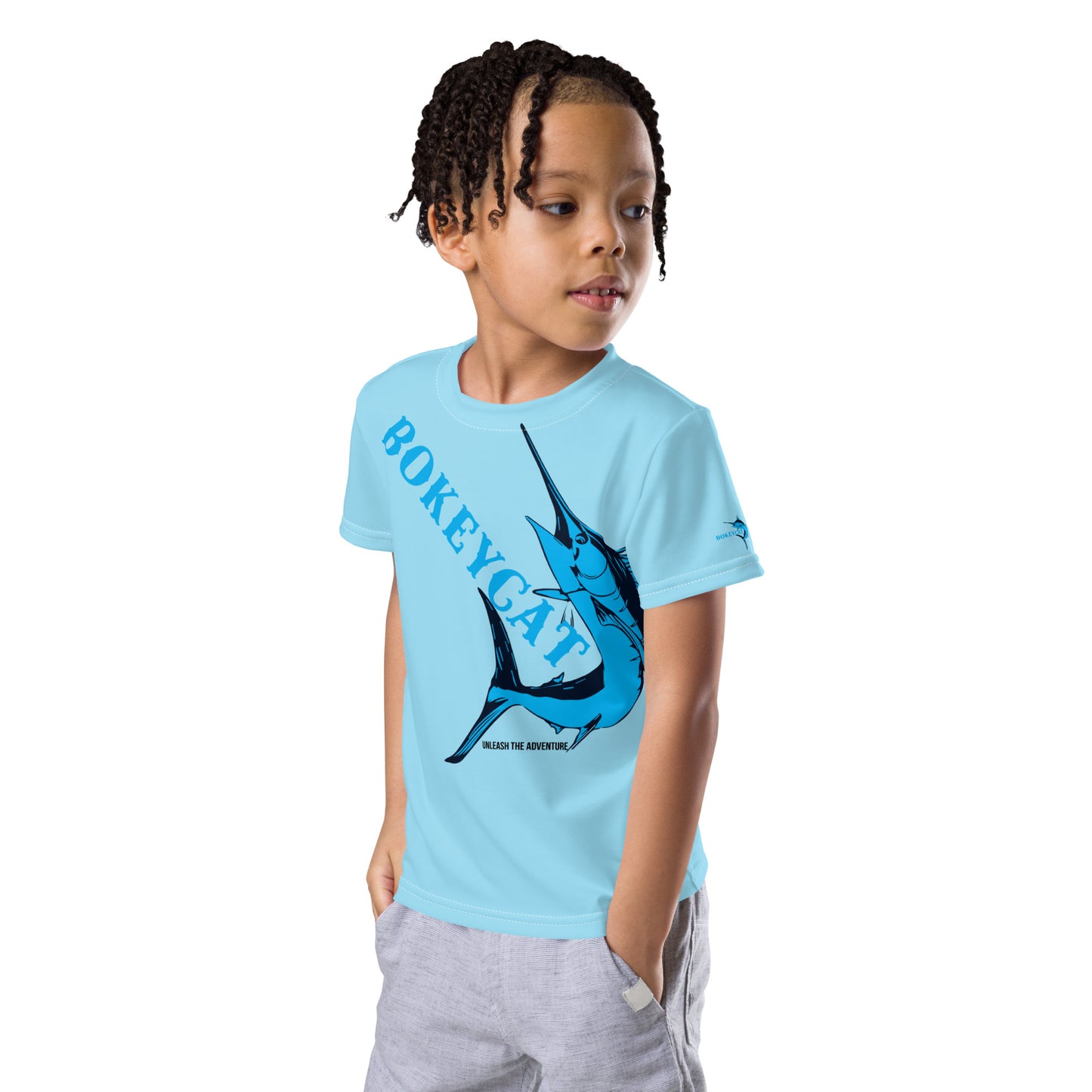 BokeyCat kids crew neck t-shirt