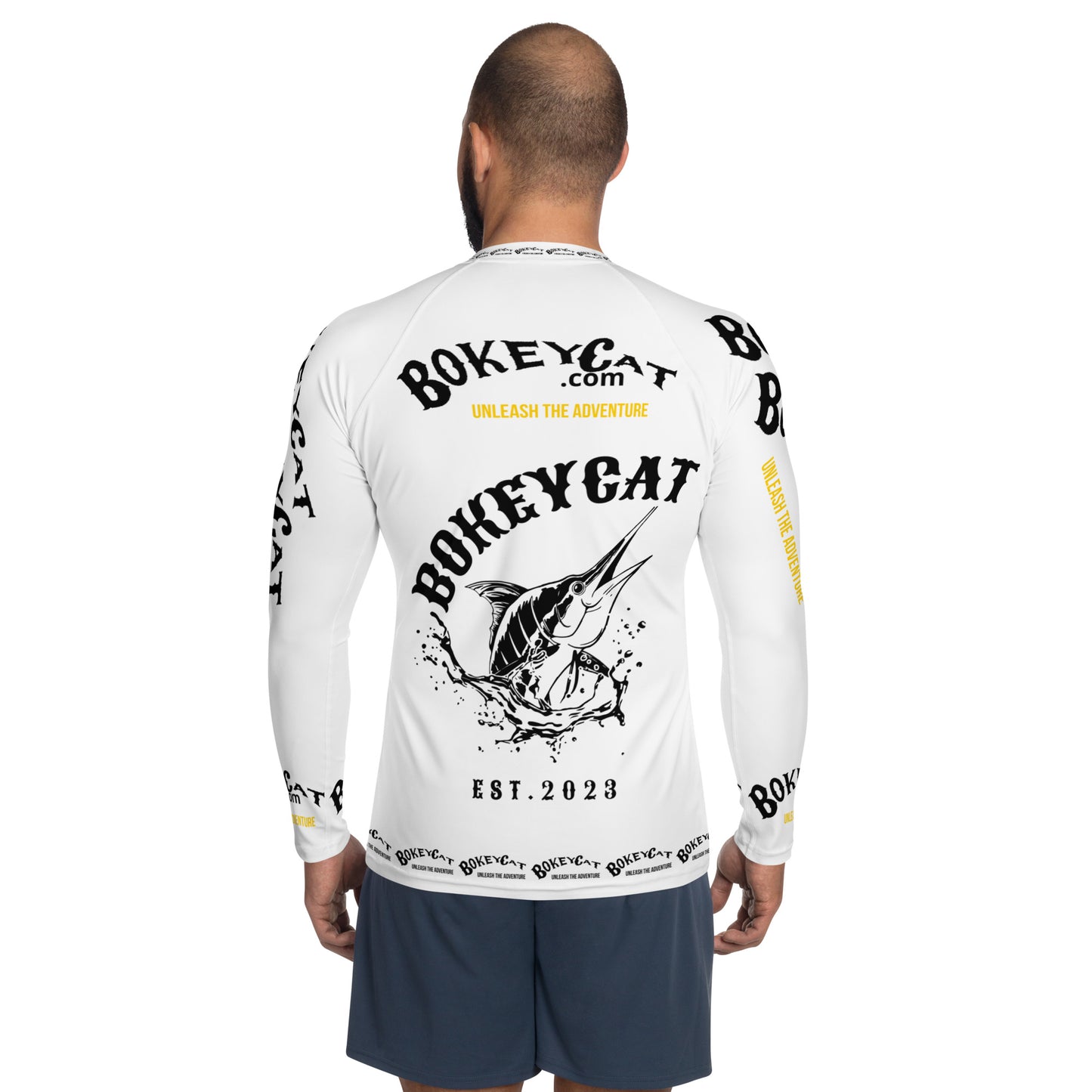 BokeyCat .com Men's Rash Guard