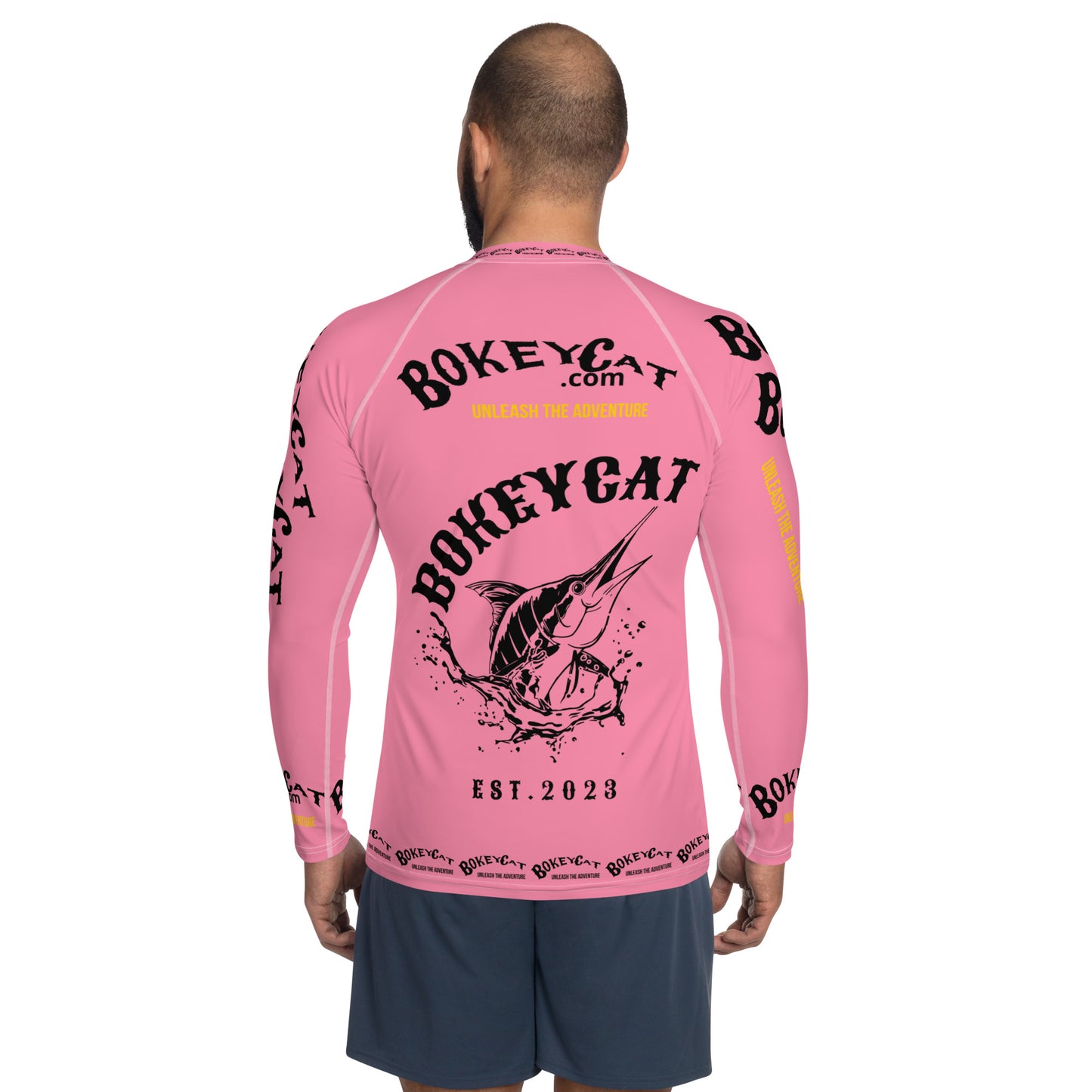 BokeyCat ,com Men's Rash Guard