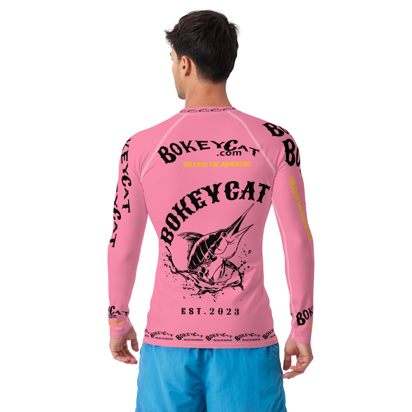 BokeyCat ,com Men's Rash Guard