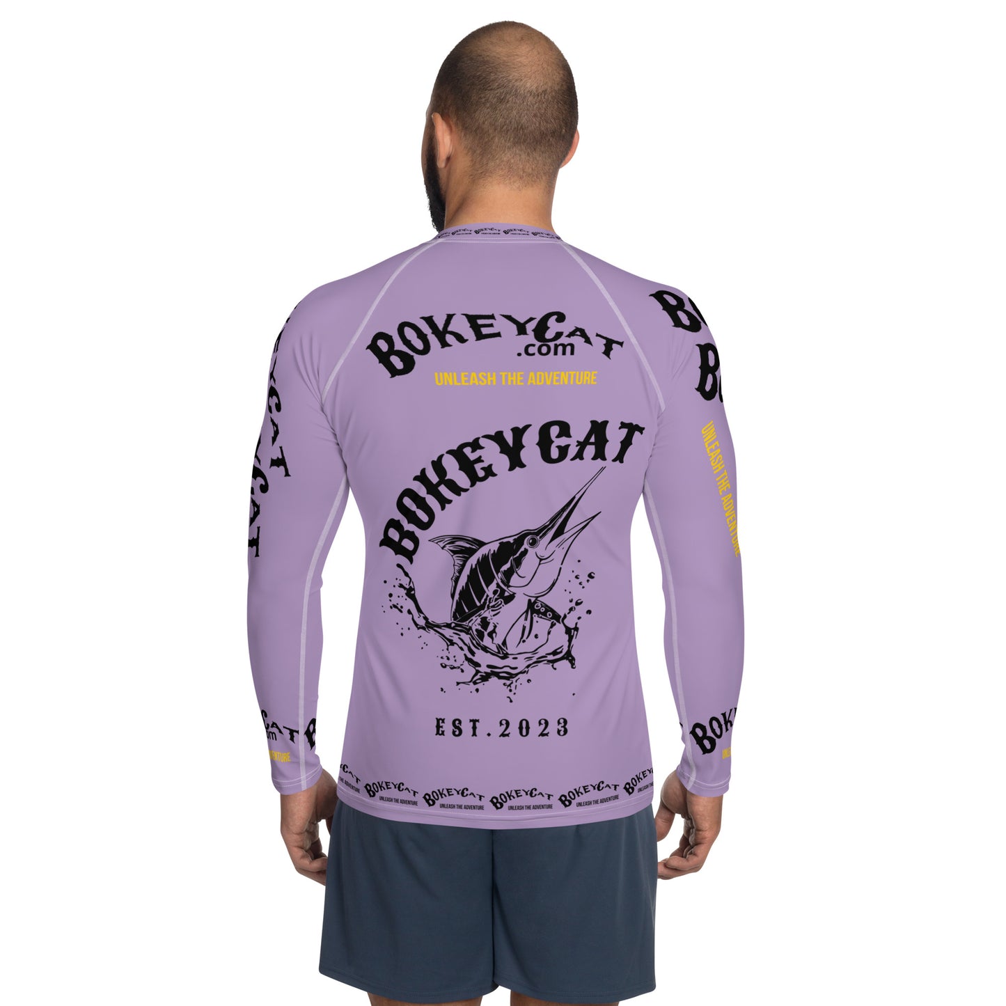 BokeyCat .com Men's Rash Guard