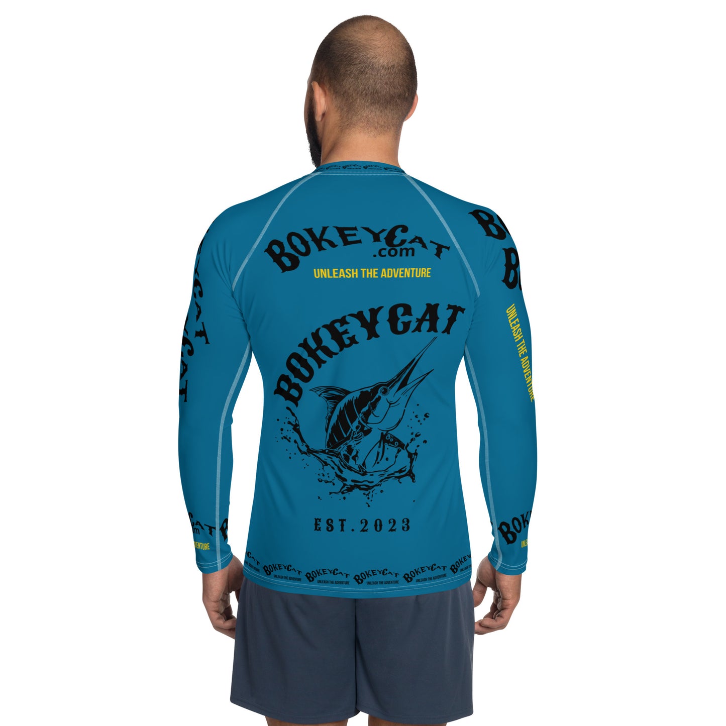 BokeyCat .com Men's Rash Guard