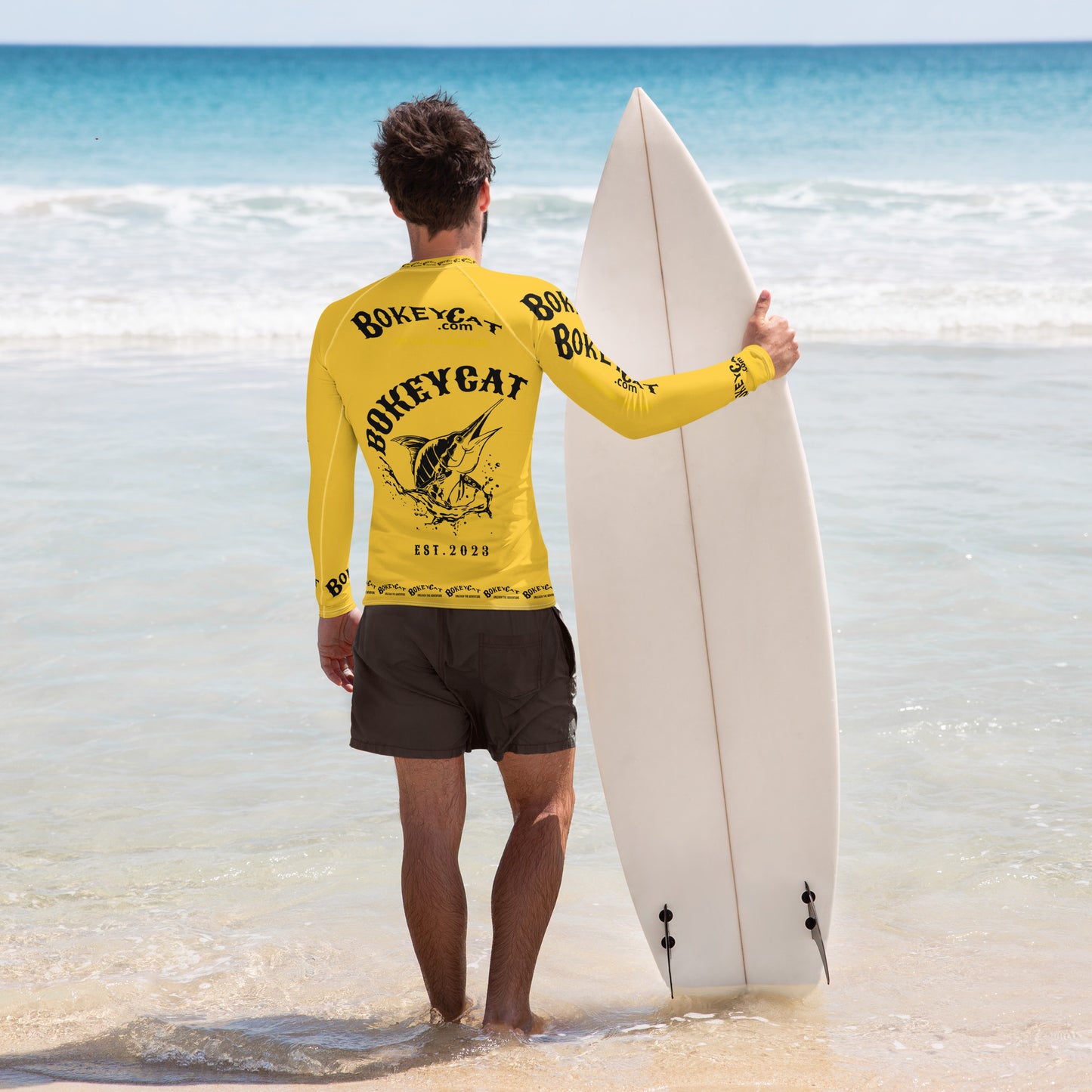 BokeyCat .com Men's Rash Guard