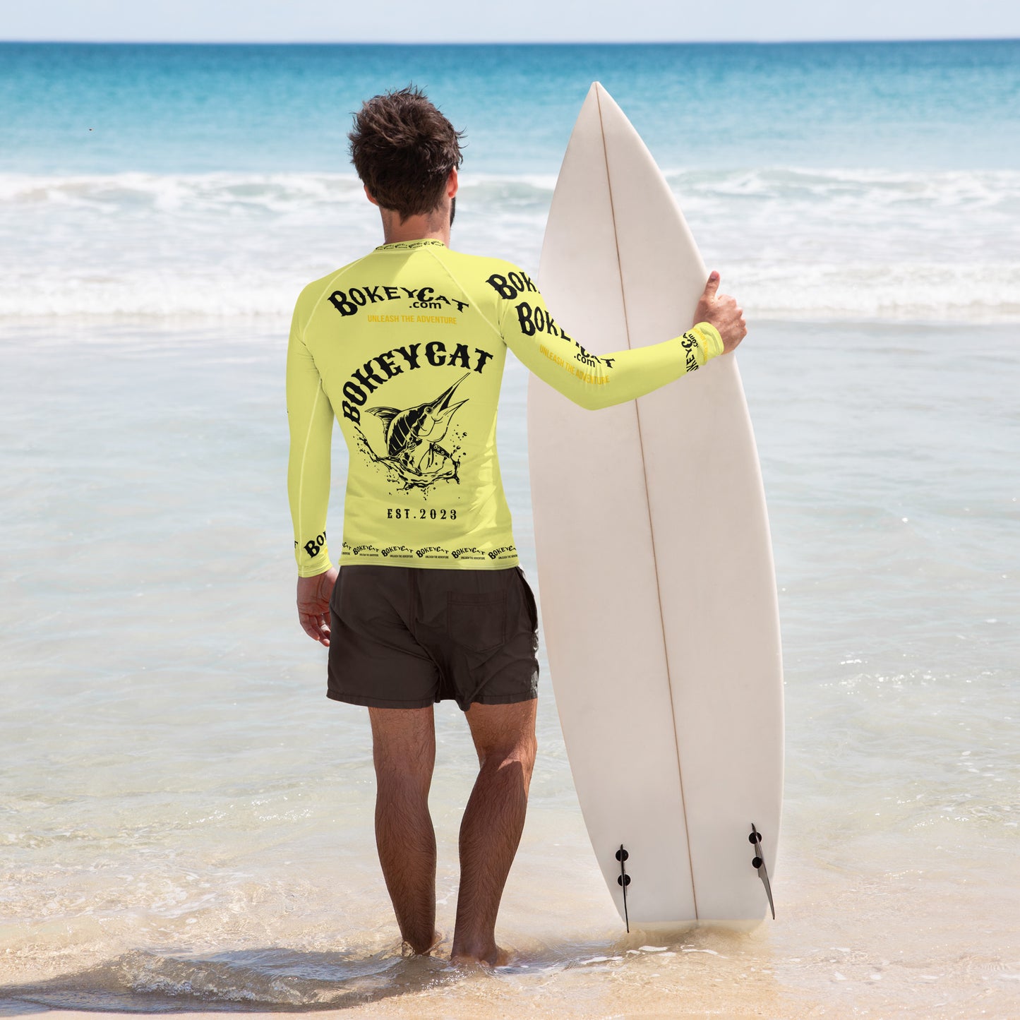 BokeyCat .com Men's Rash Guard