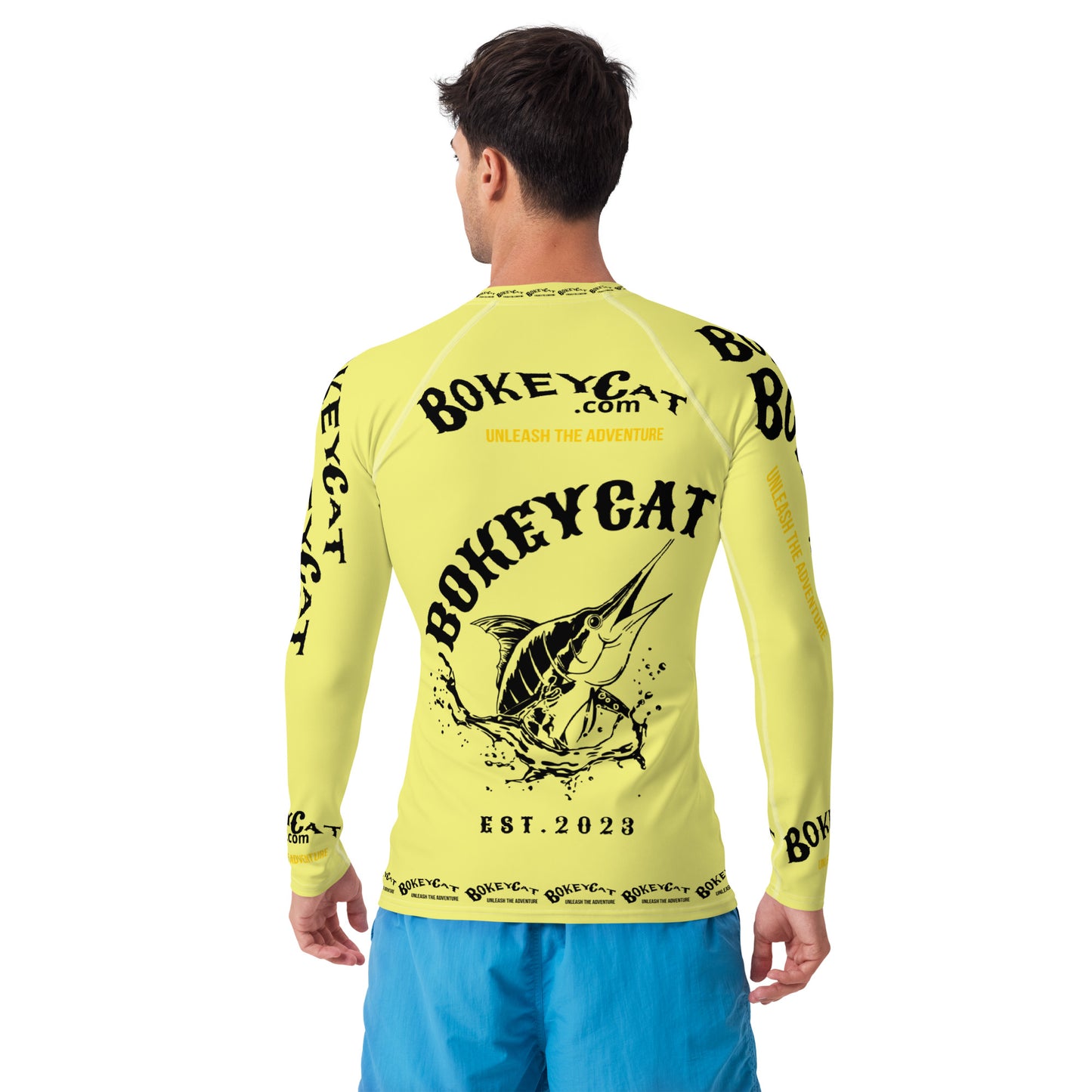 BokeyCat .com Men's Rash Guard