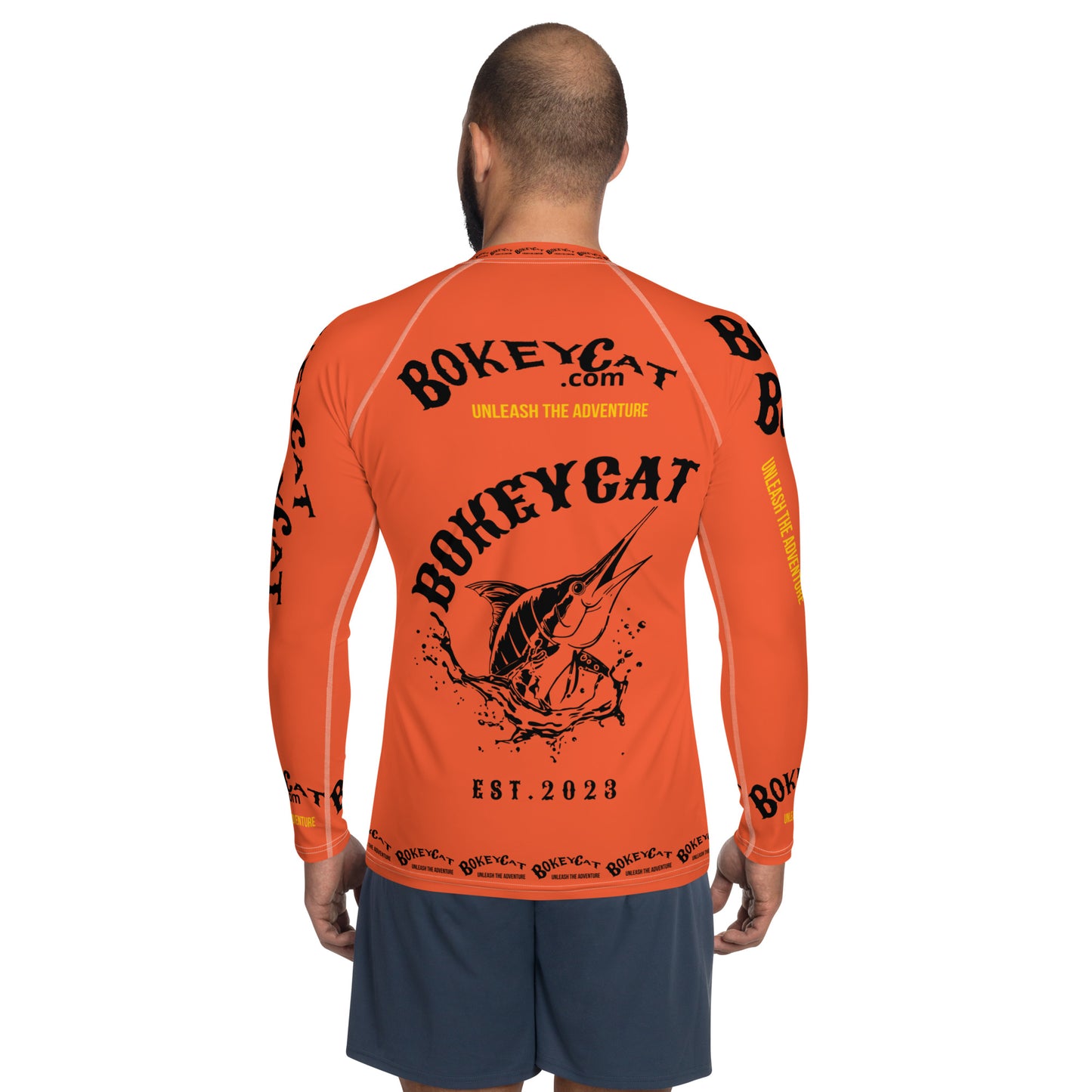 BokeyCat .com Men's Rash Guard