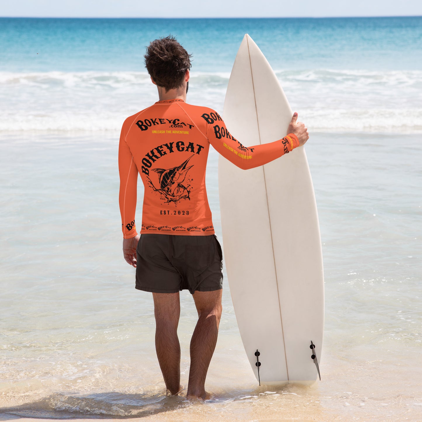 BokeyCat .com Men's Rash Guard