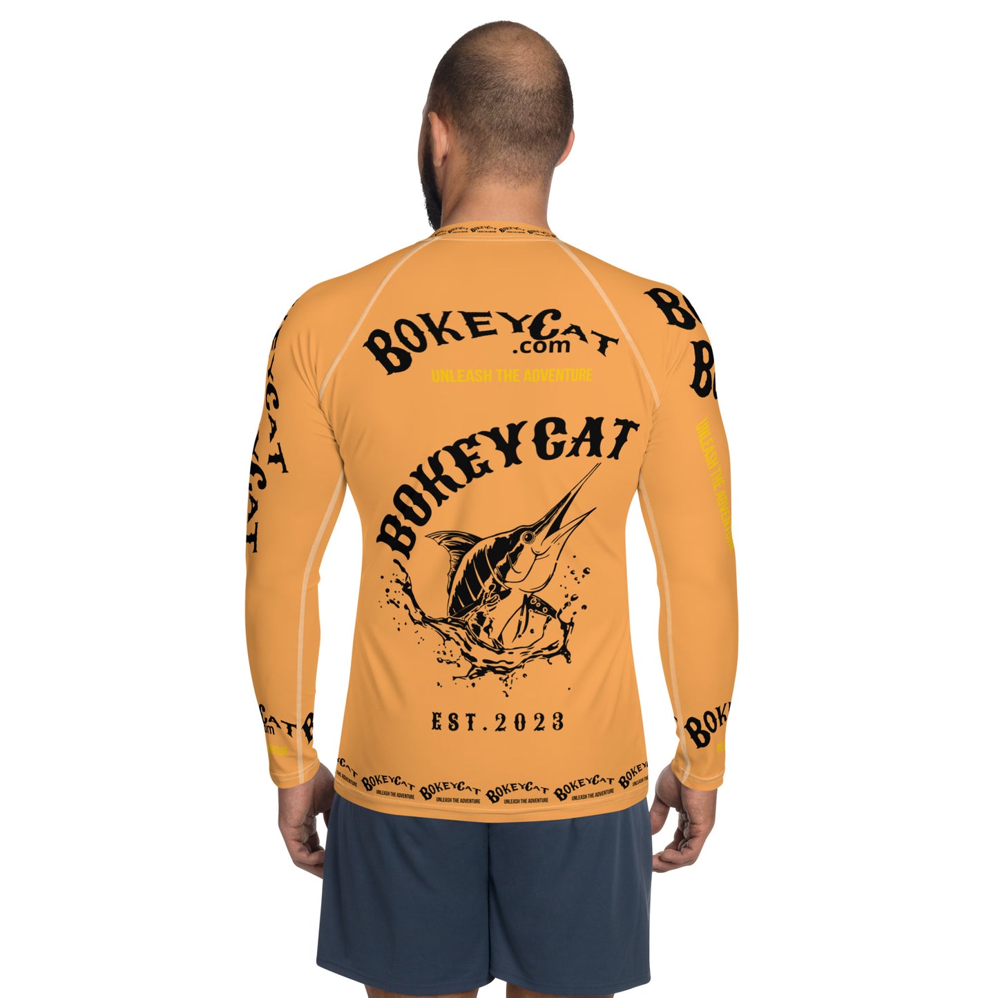 BokeyCat .com Men's Rash Guard