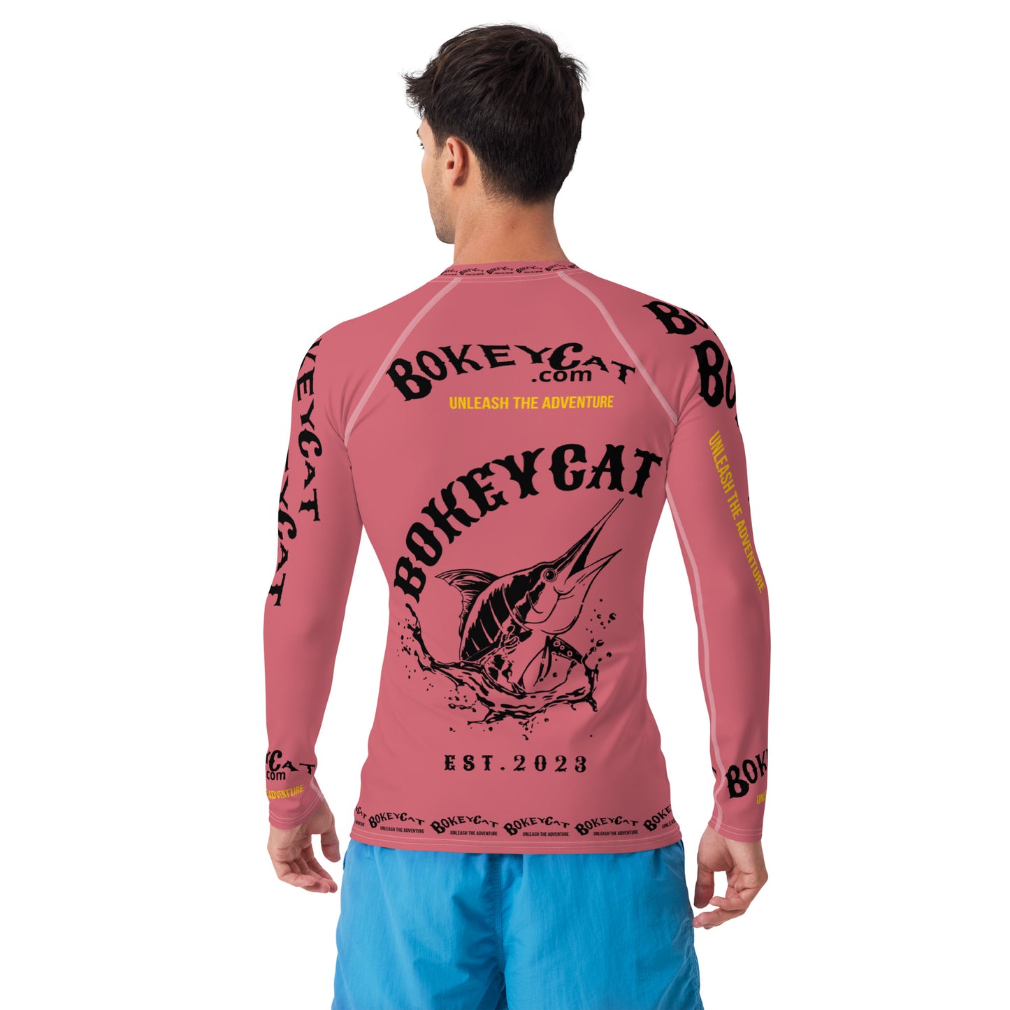 BokeyCat .com Men's Rash Guard