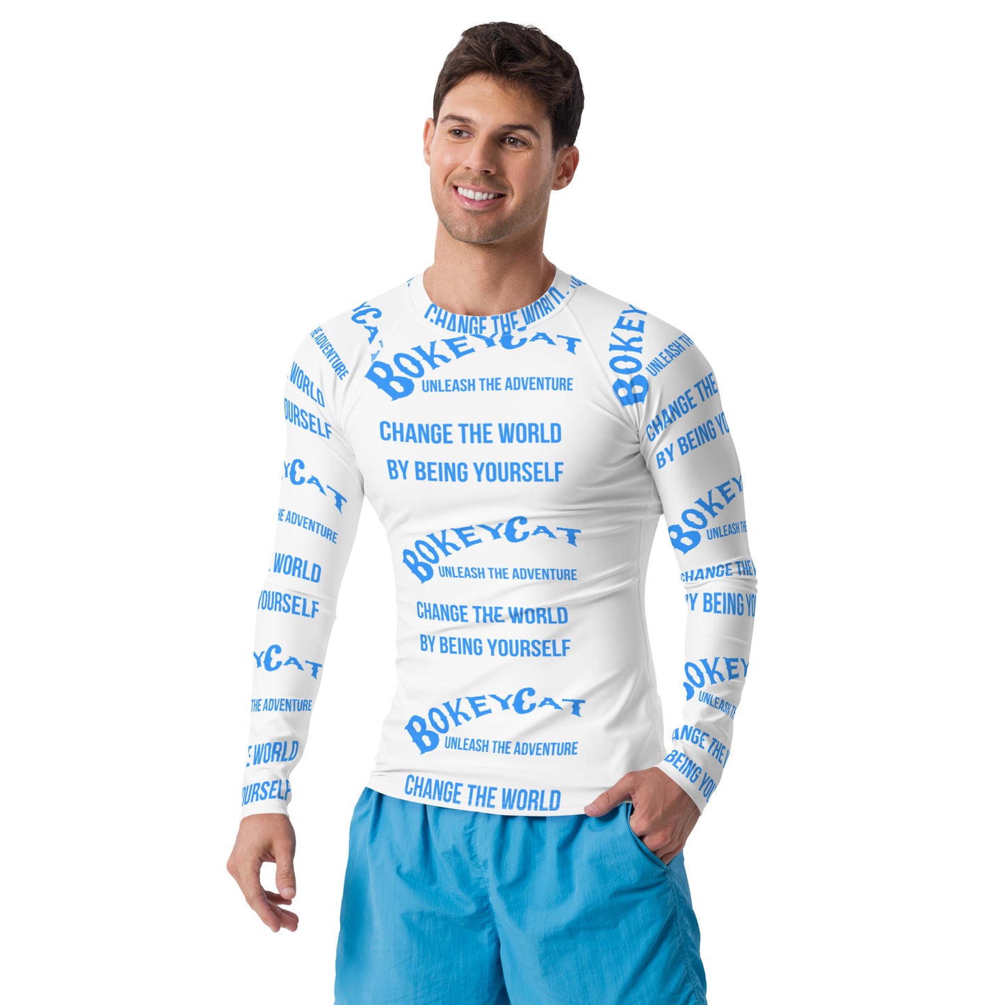 BokeyCat Men's Rash Guard