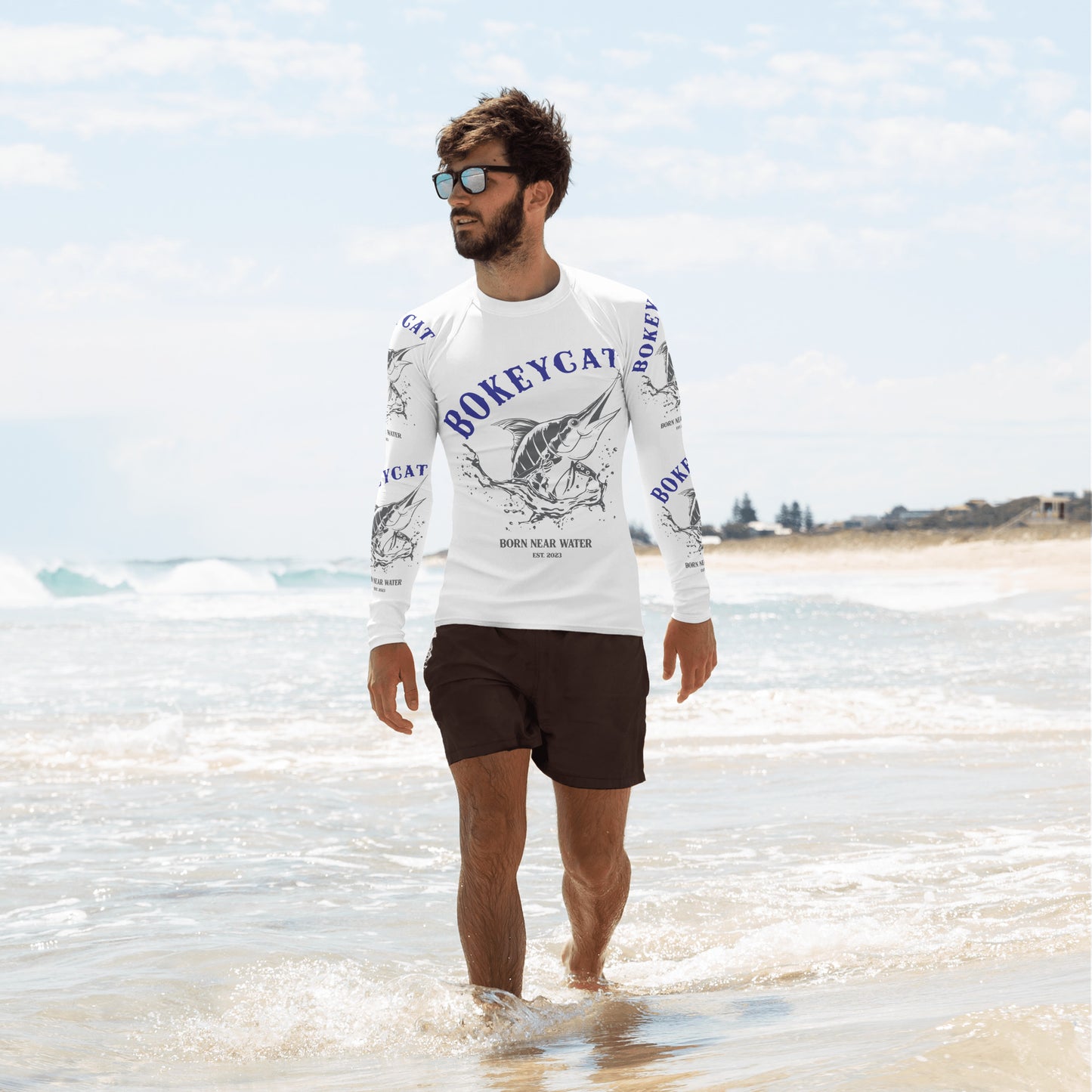 BokeyCat Men's Rash Guard