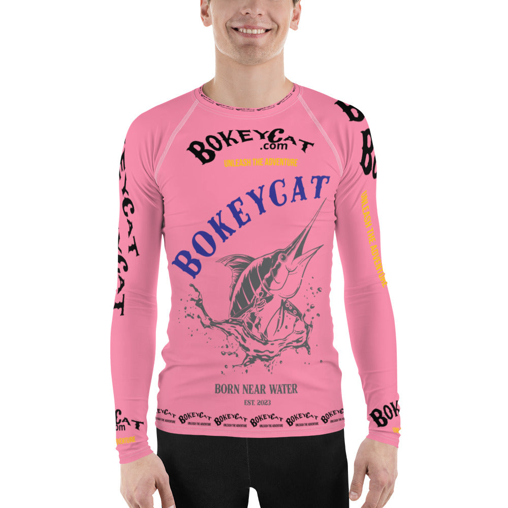 BokeyCat ,com Men's Rash Guard