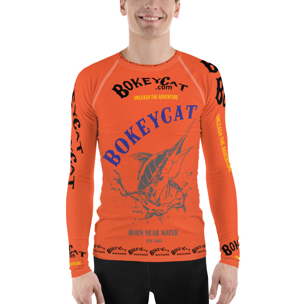 BokeyCat .com Men's Rash Guard