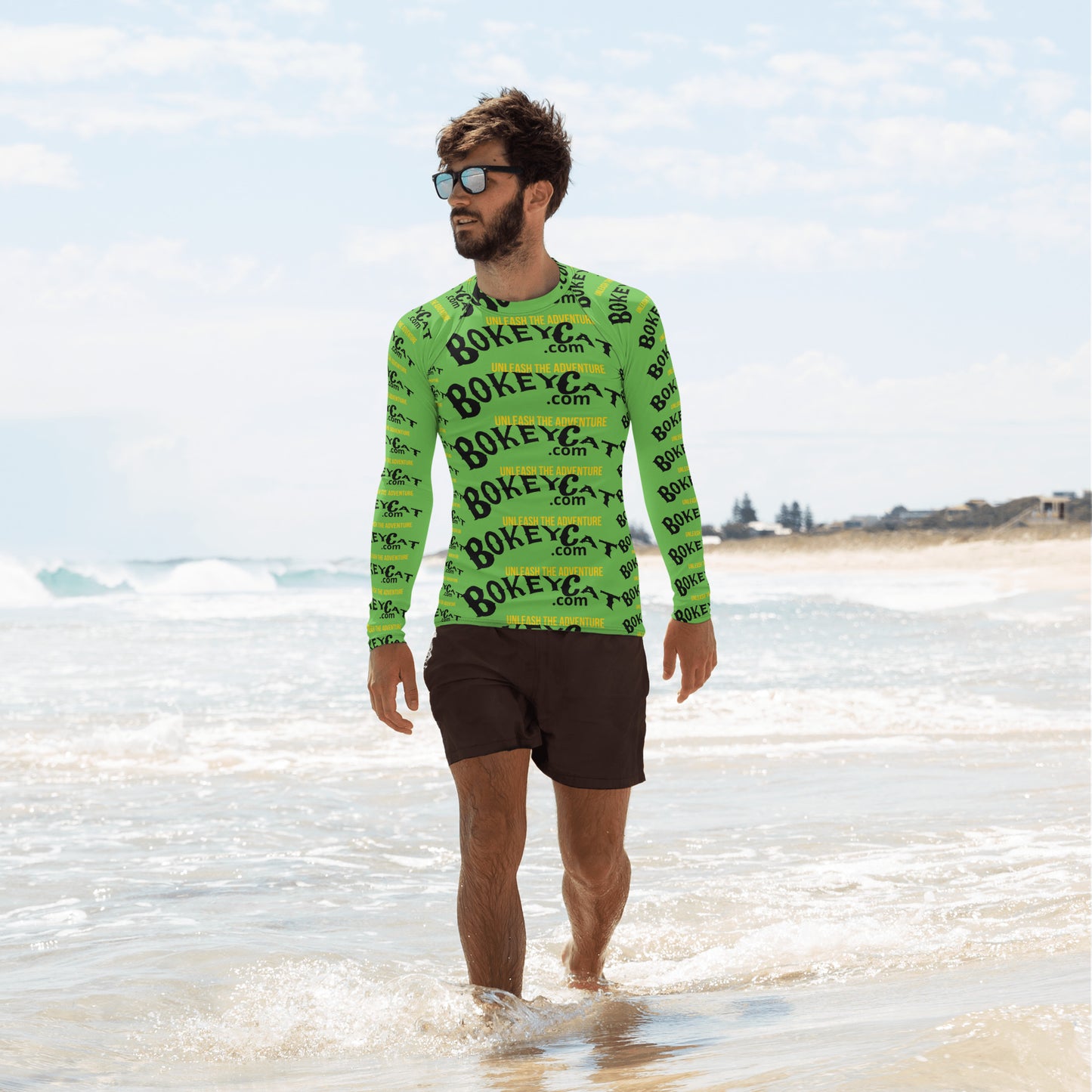 BokeyCat Men's Rash Guard