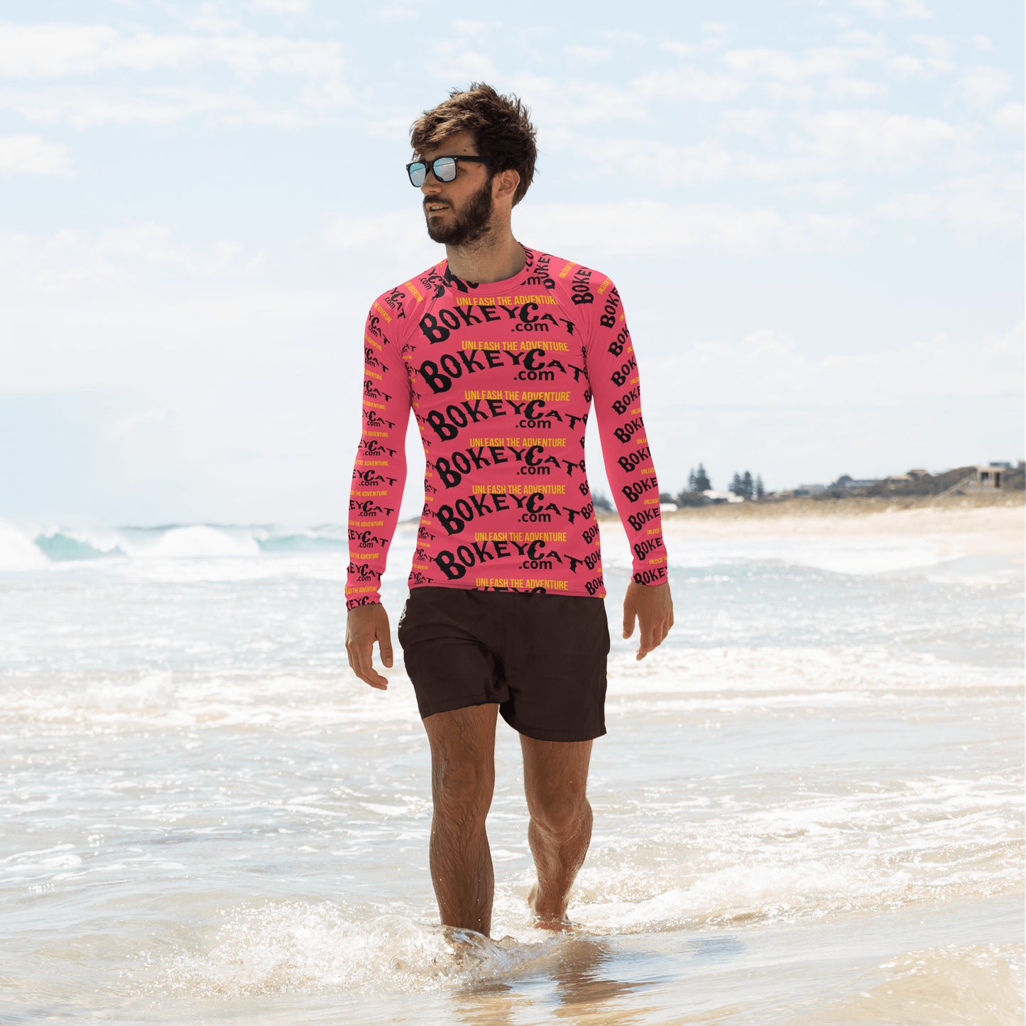 BokeyCat Men's Rash Guard