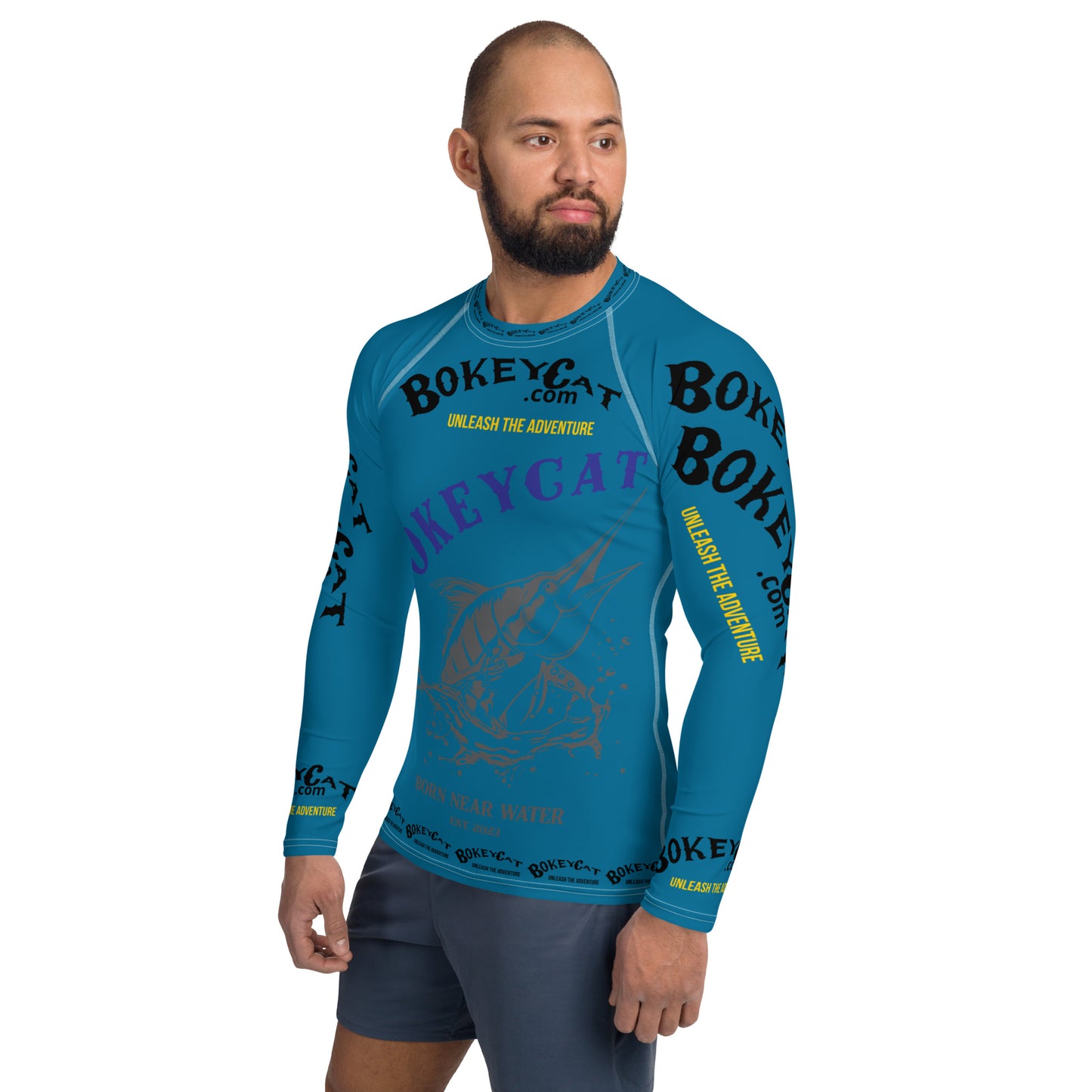 BokeyCat .com Men's Rash Guard