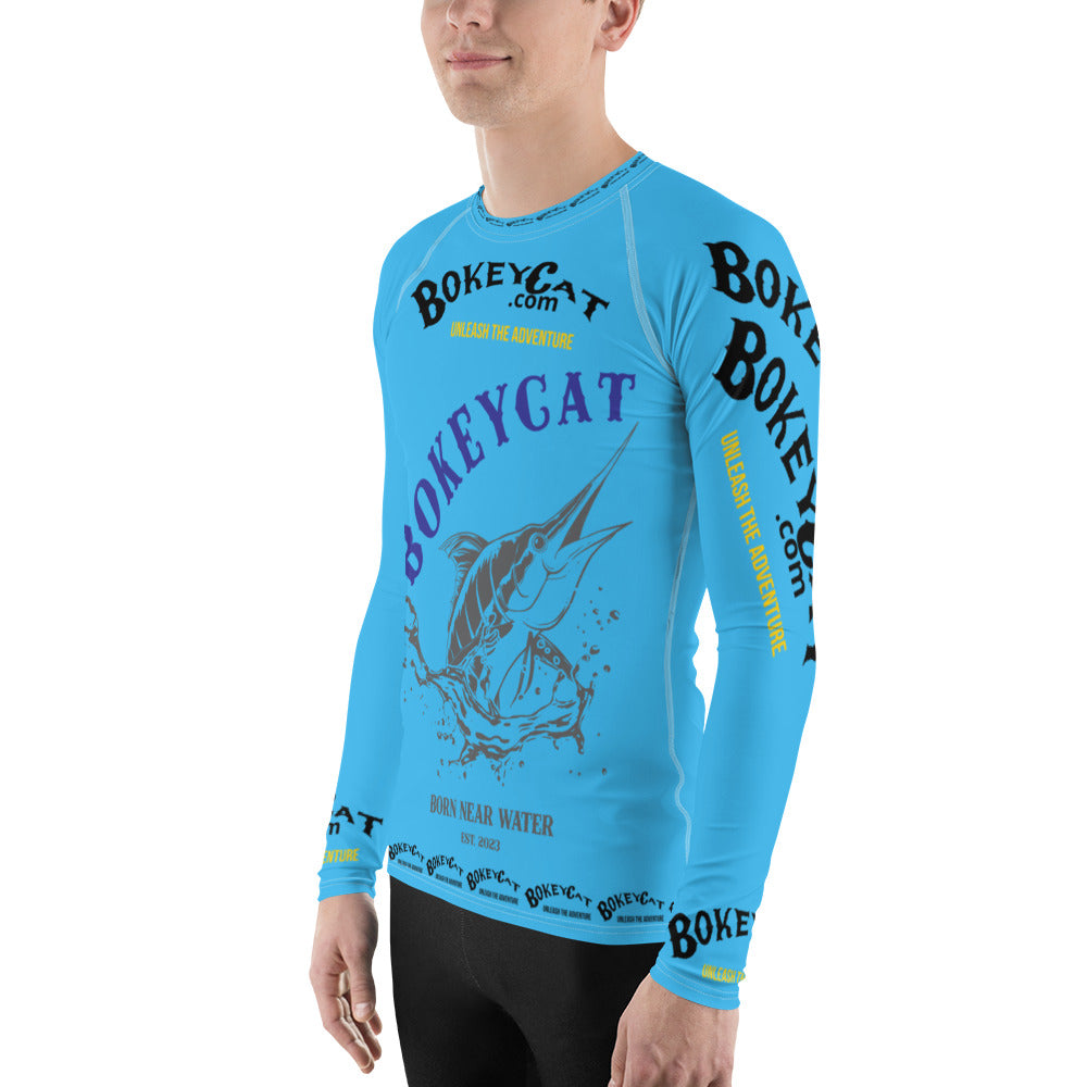 BokeyCat ,com Men's Rash Guard