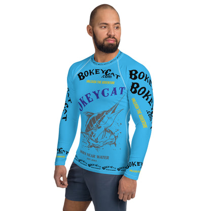 BokeyCat ,com Men's Rash Guard