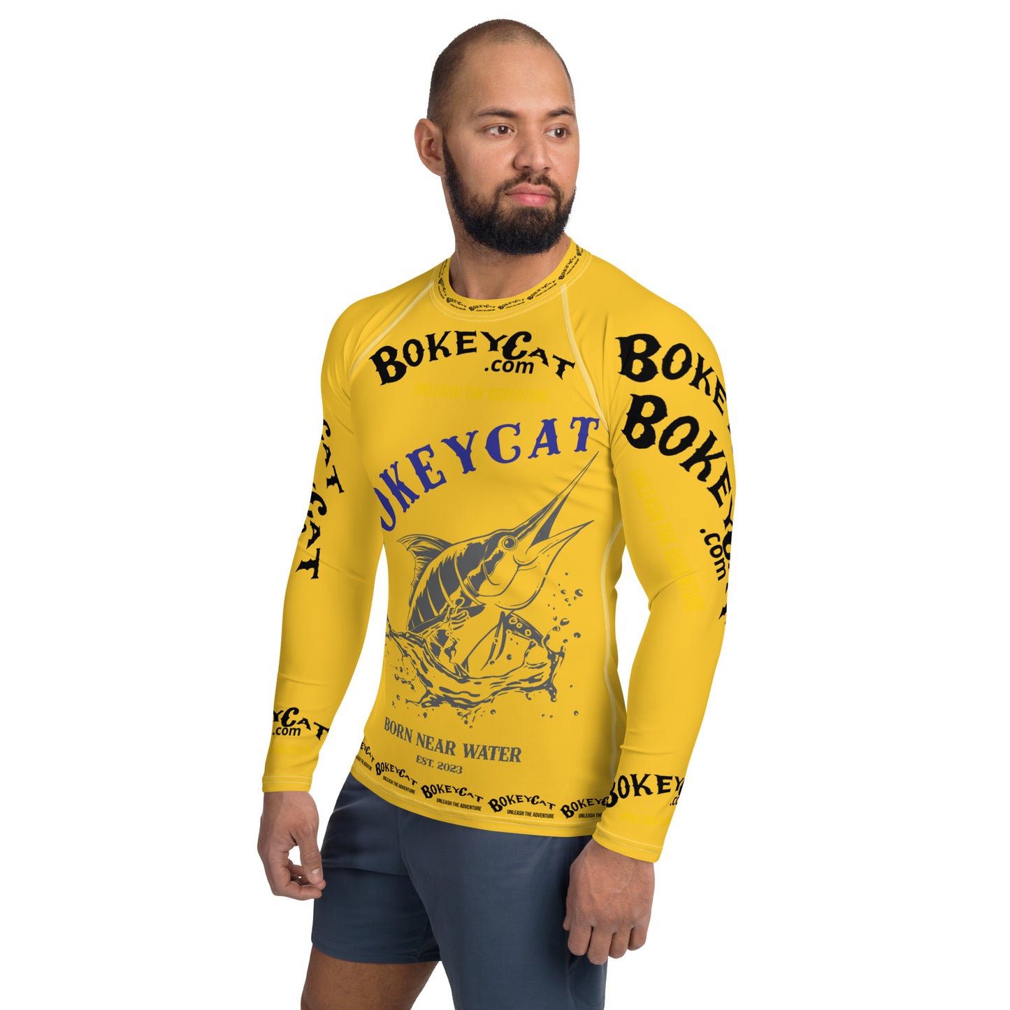 BokeyCat .com Men's Rash Guard