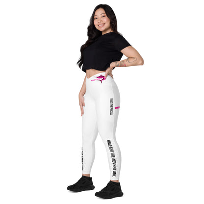 BokeyCat Crossover leggings with pockets