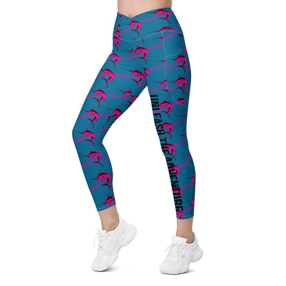 BokeyCat Crossover leggings with pockets