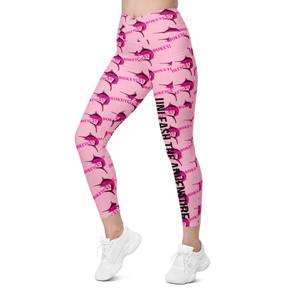 BokeyCat Crossover leggings with pockets