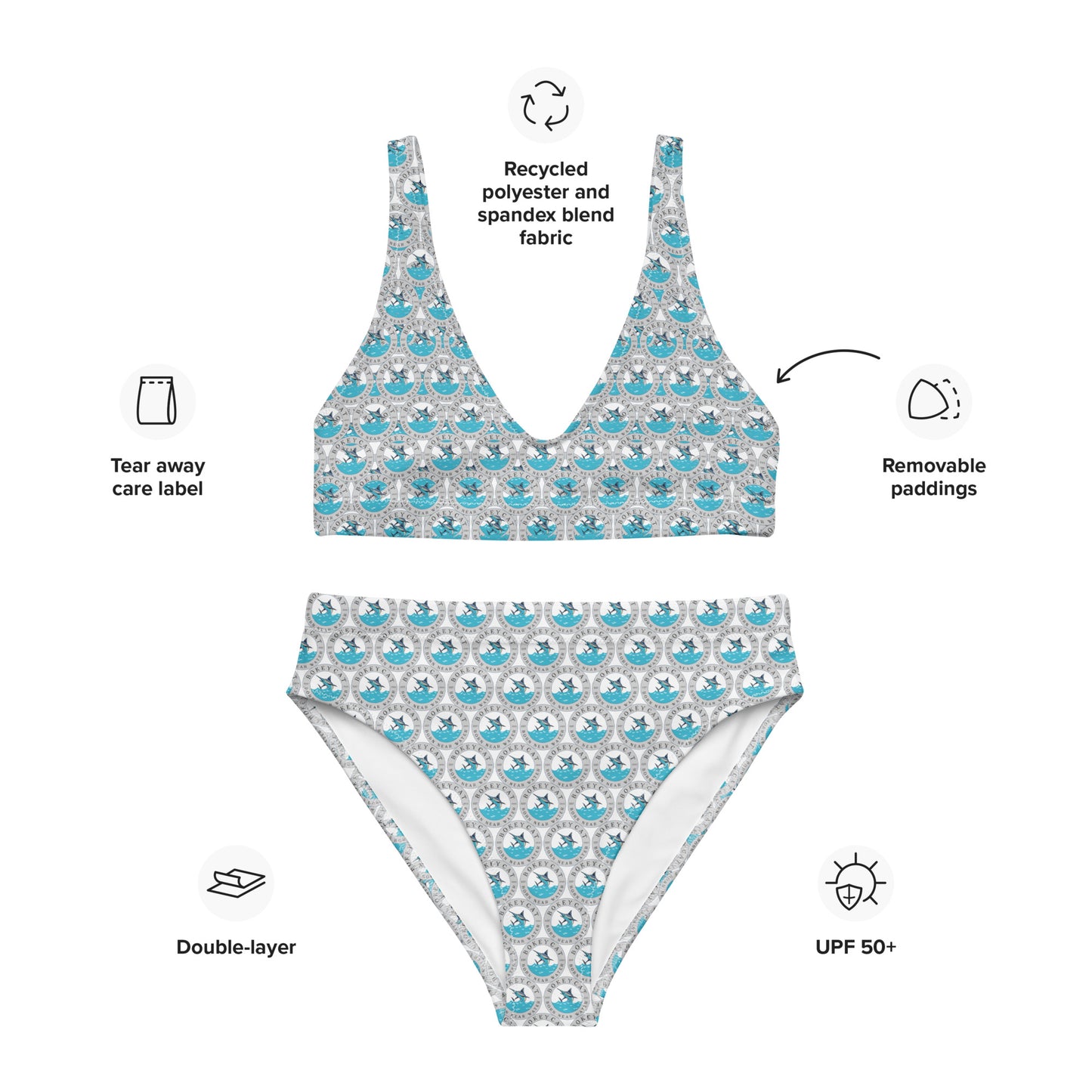 BokeyCat Bokini  high-waisted bikini