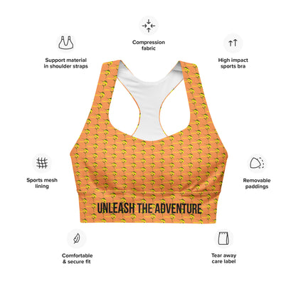 BokeyCat  Longline Sports Bra