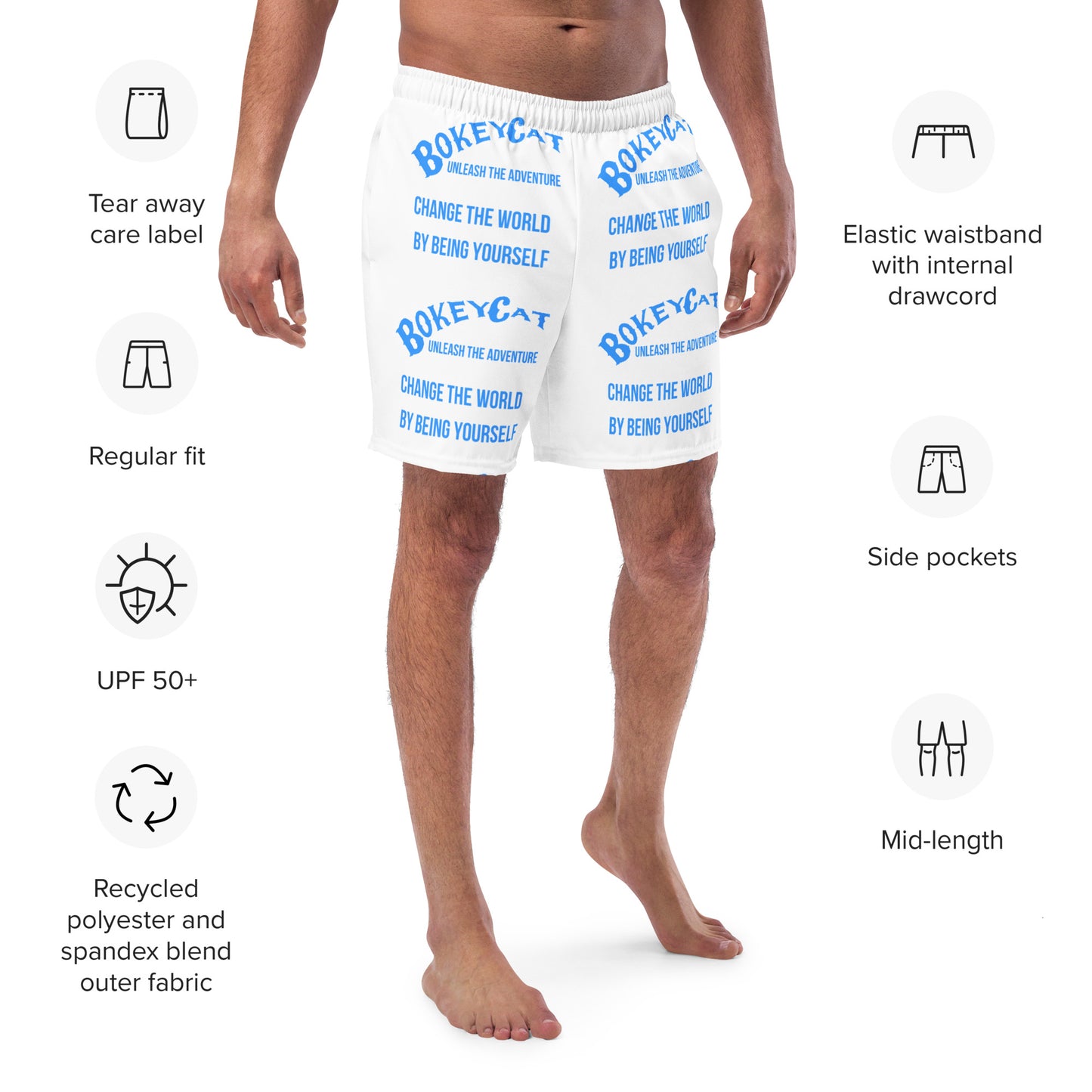 BokeyCat Swim Trunks