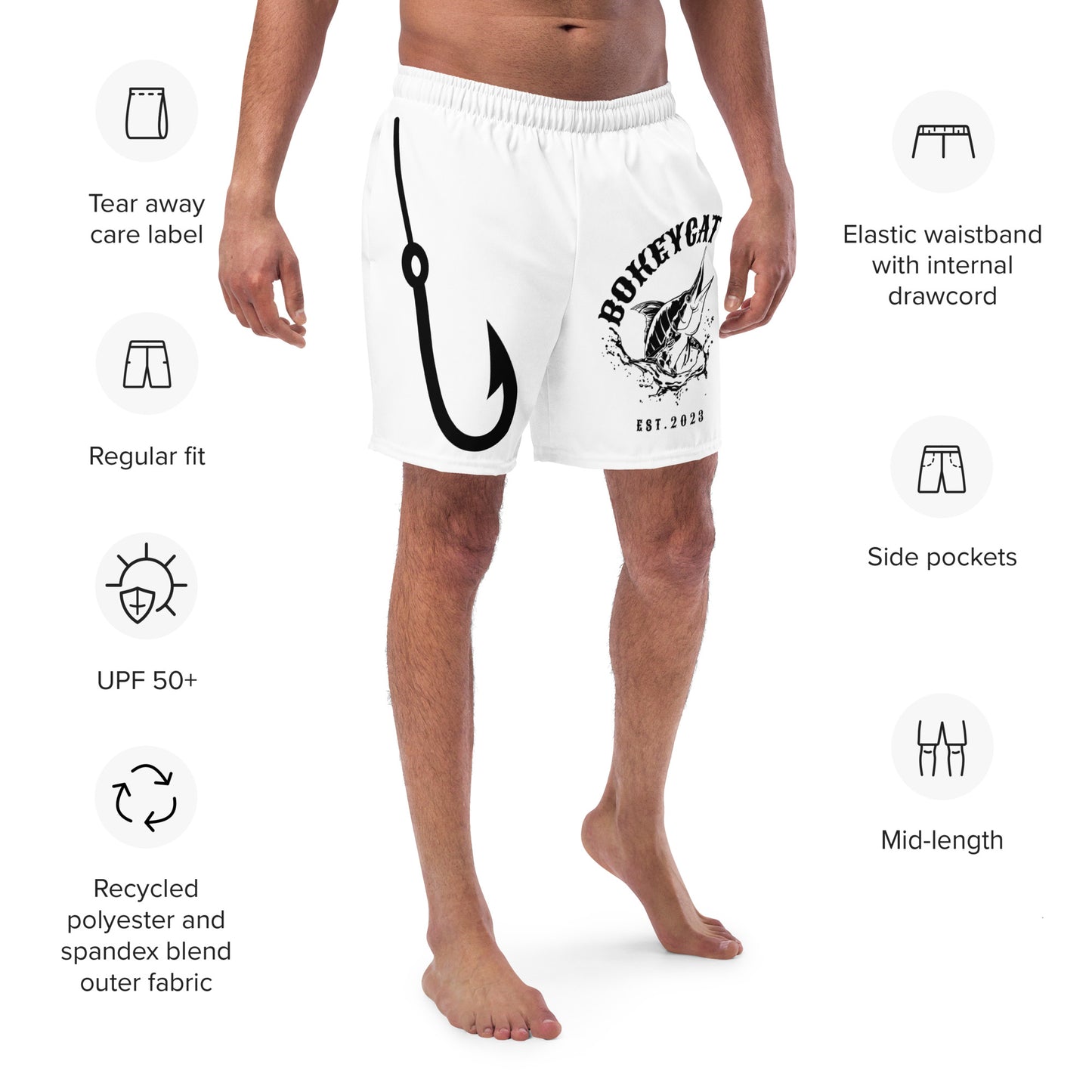 BokeyCat Swim Trunks