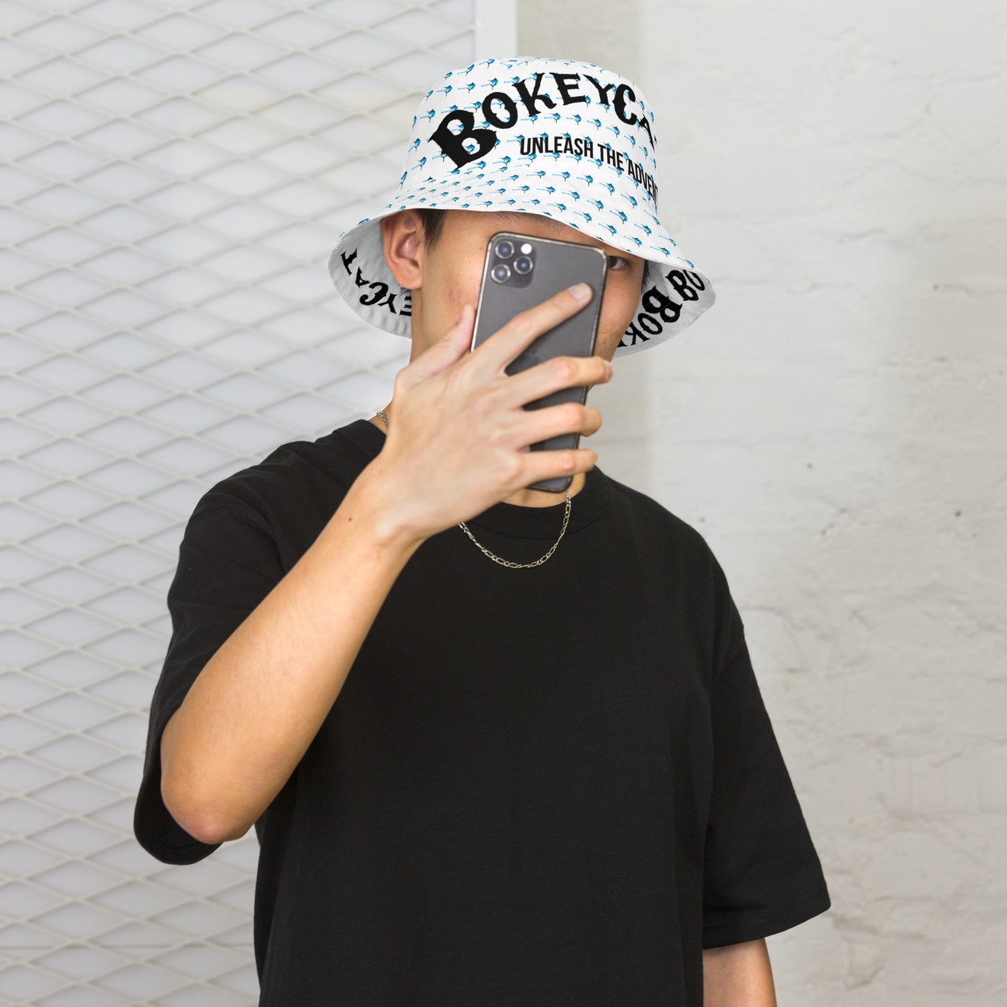 BokeyCat Reversible bucket hat