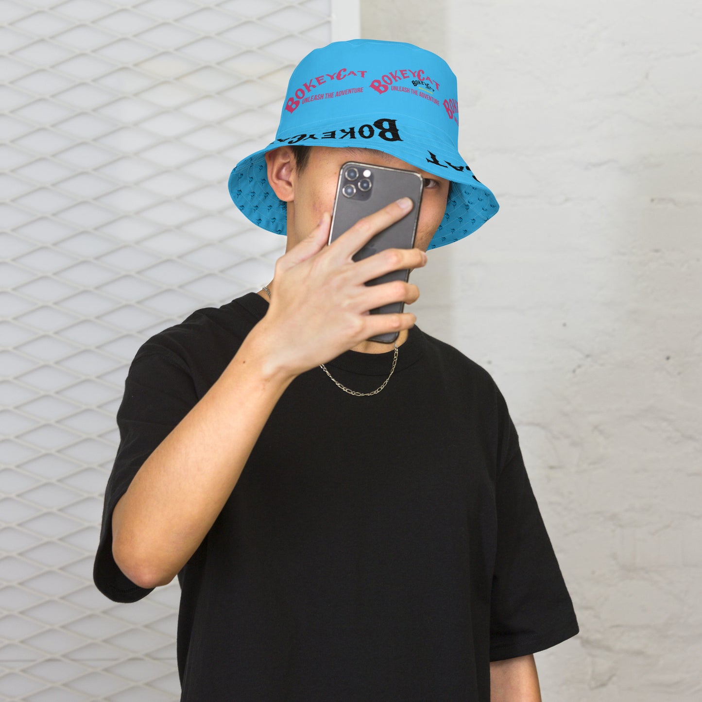 BokeyCat Reversible bucket hat